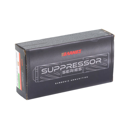 Barnes Suppressor Optimized 9mm 147 Grain Hollow Point Ammunition - 20 Rounds