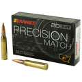 Barnes Precision Match 338 Lapua Mag 300 Grain Open Tip Match Ammunition - 20 Rounds Per Box
