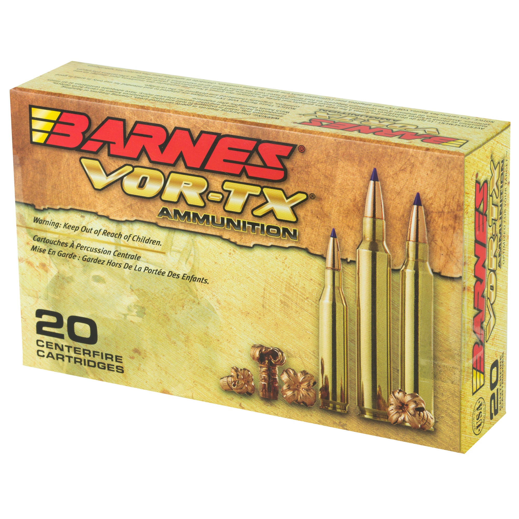Barnes VOR-TX 35 Whelen 180 Grain Tipped Triple Shock X Ammunition