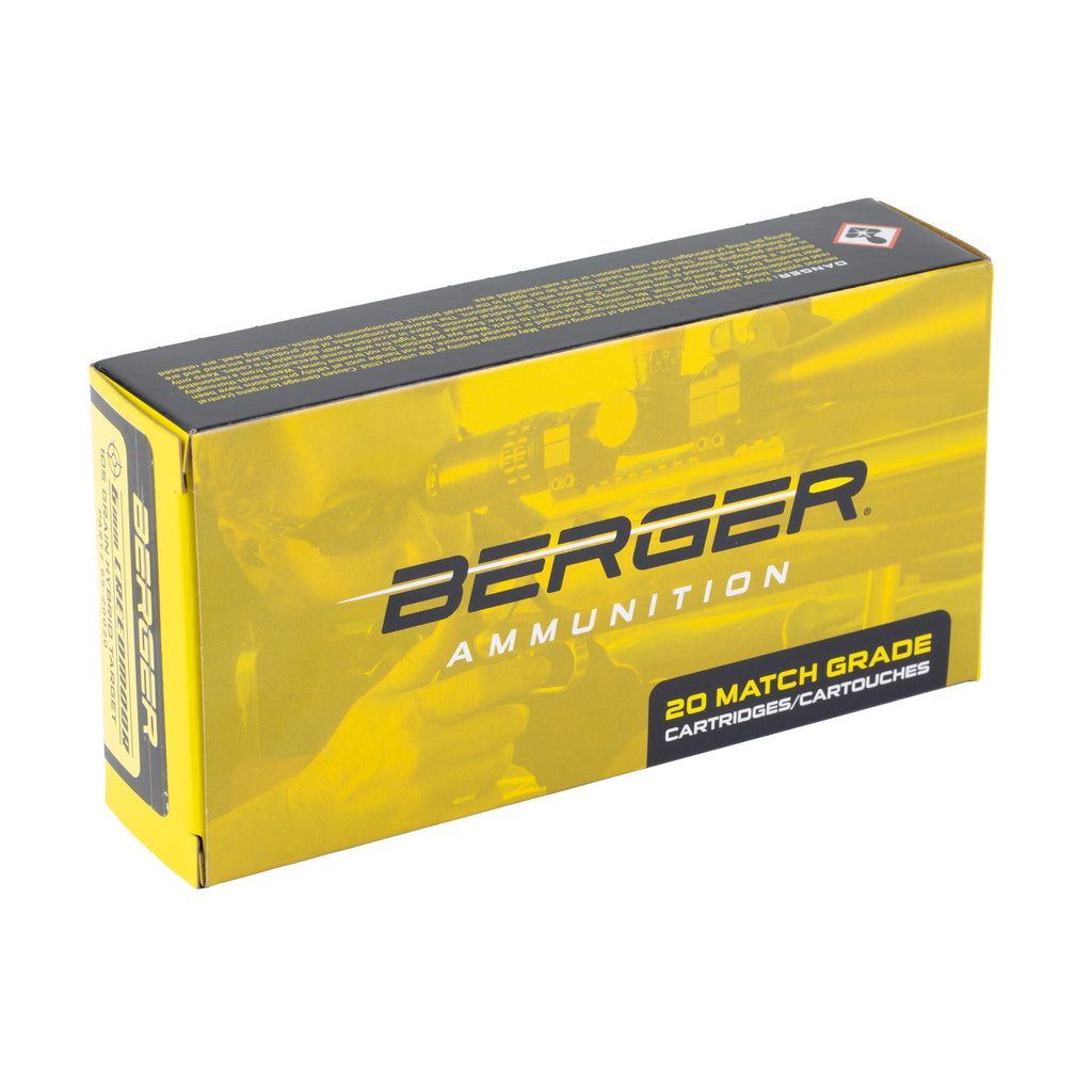 Berger Bullets Hybrid Target 6mm Creedmoor 105 Grain Ammunition - Box of 20