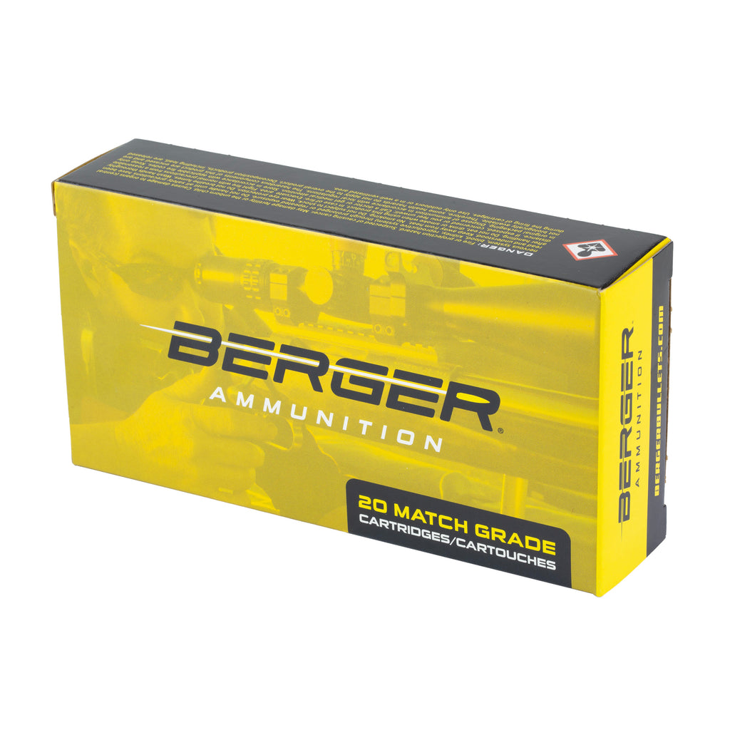 Berger Bullets Hybrid Target 6mm Creedmoor 105 Grain Ammunition - Box of 20