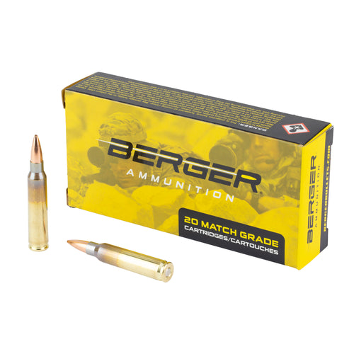 Berger Bullets OTM Tactical Rifle, .223 Remington, 77 Grain, Open Tip Match, 20 Round Box