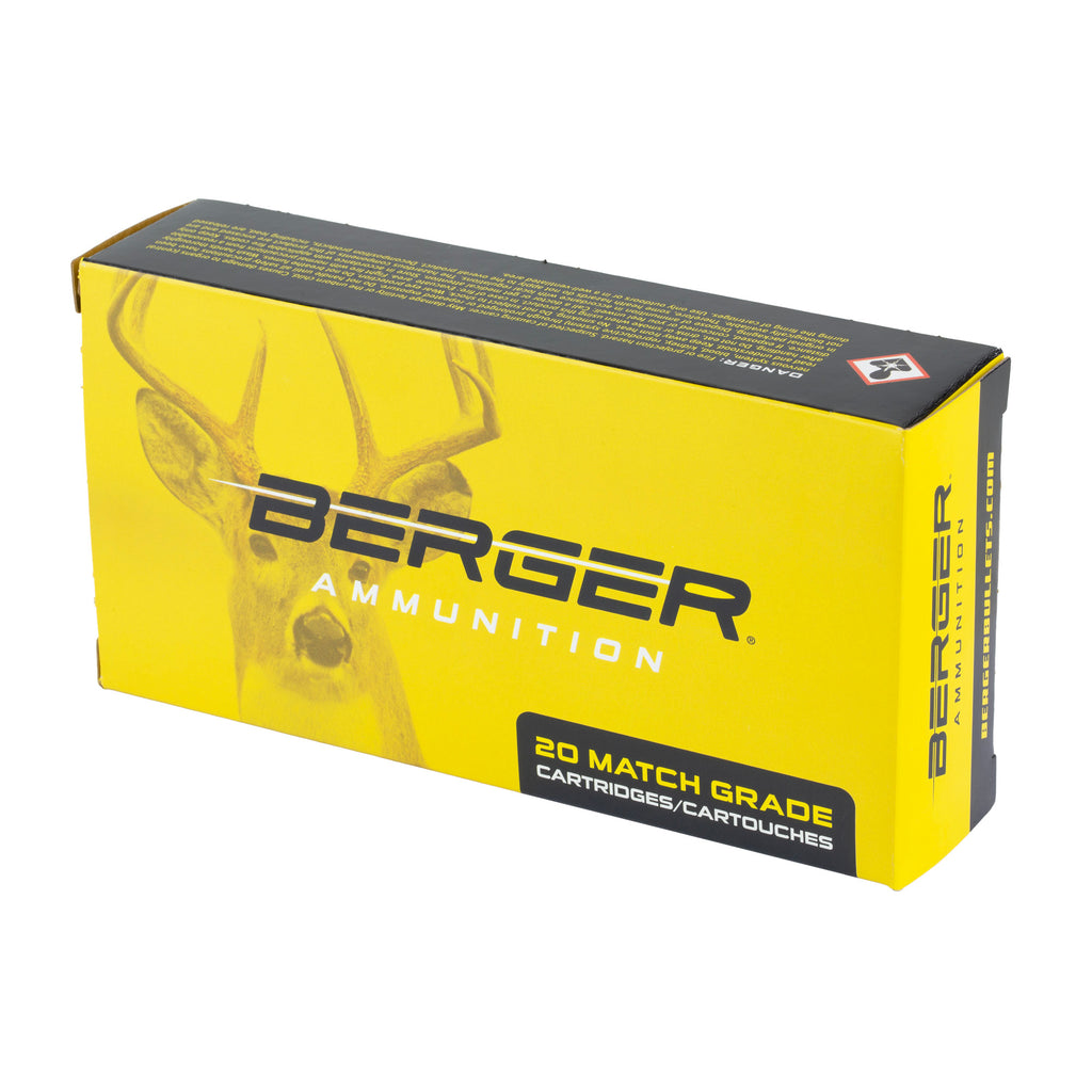 Berger Bullets Elite Hunter 6.5 Creedmoor 140 Grain Boat Tail Rifle Ammunition (20 Rounds per Box)