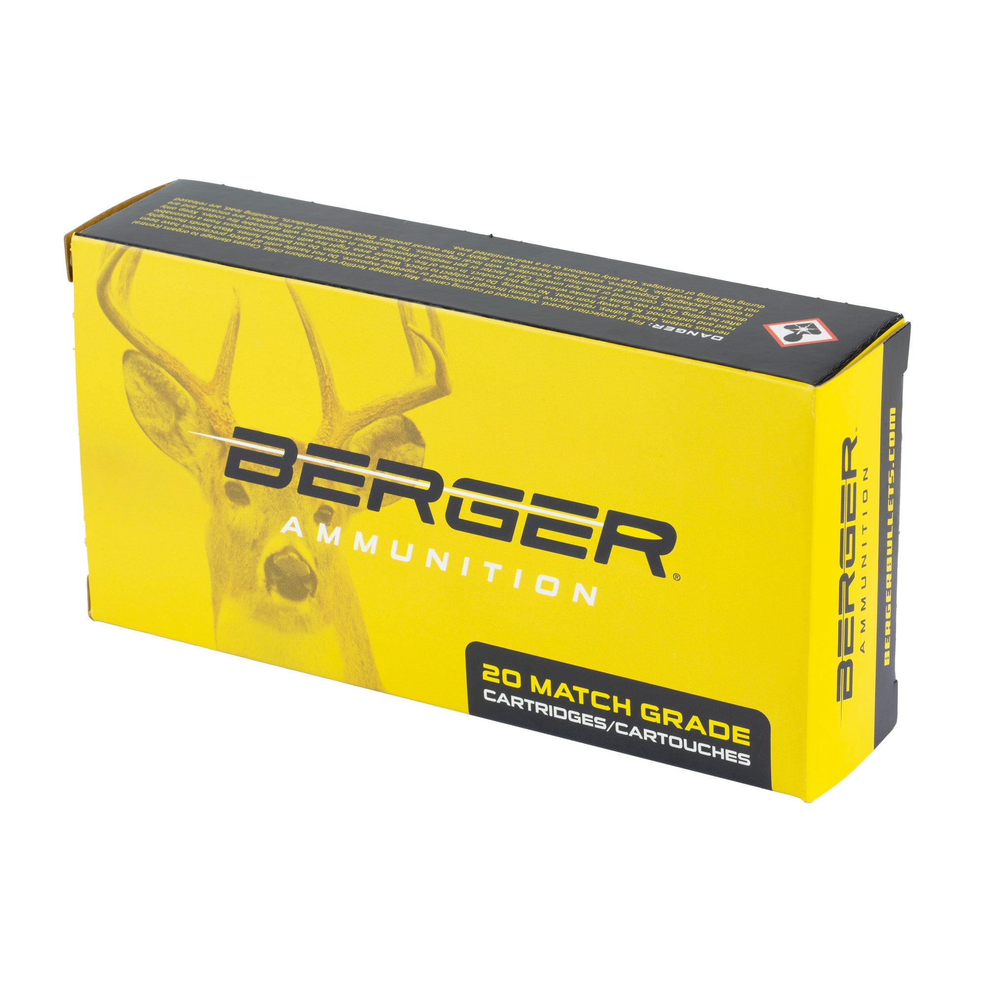 Berger Bullets Elite Hunter 6.5 Creedmoor 140 Grain Boat Tail Rifle Ammunition (20 Rounds per Box)