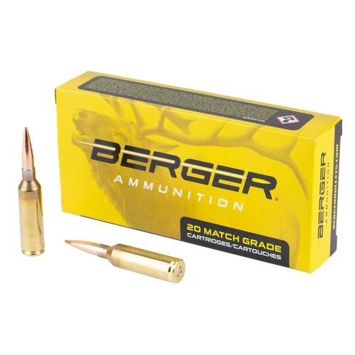 Berger Bullets Elite Hunter, 6.5 Prc, 140 Grain, Boat Tail, 20 Round Box