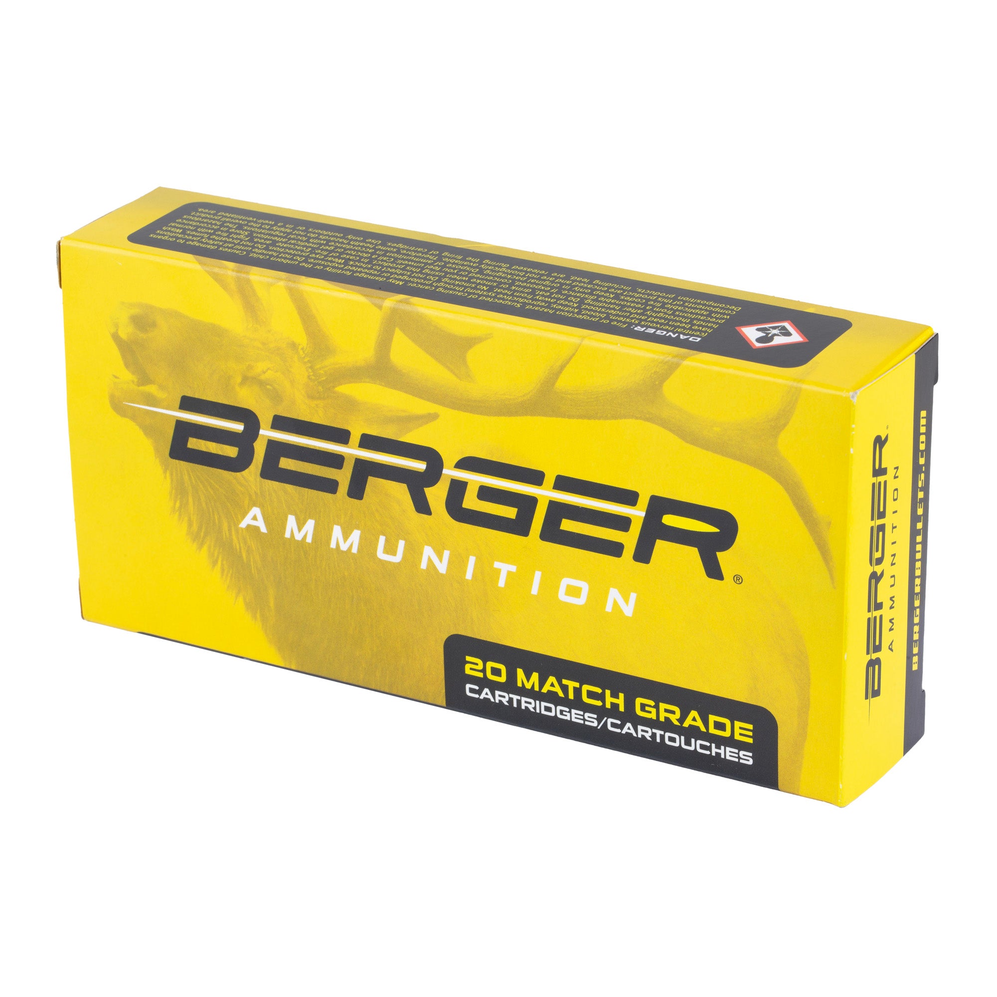 Berger Bullets 6.5 PRC Elite Hunter 140 Grain Boat Tail Rifle Ammunition (20 Rounds per Box)