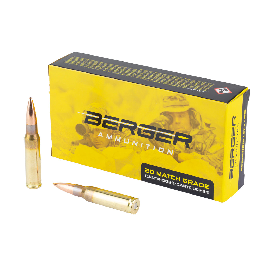 Berger Bullets 65-60010 308 Winchester 175 Grain OTM Tactical Rifle Bullets – Match Grade Open Tip Match Ammunition