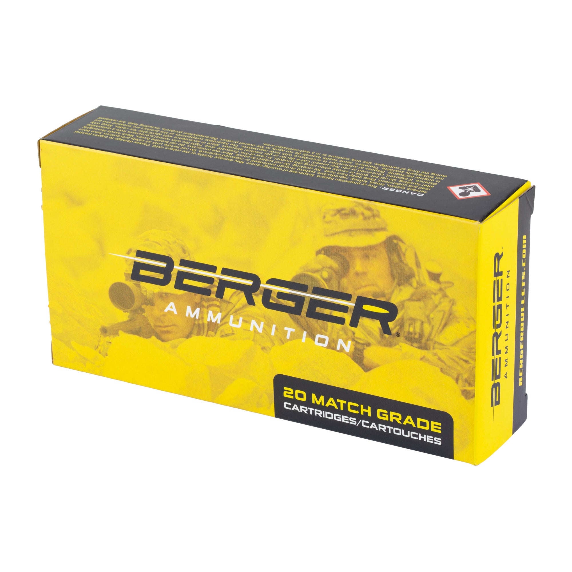 Berger Bullets 65-60010 308 Winchester 175 Grain OTM Tactical Rifle Bullets – Match Grade Open Tip Match Ammunition