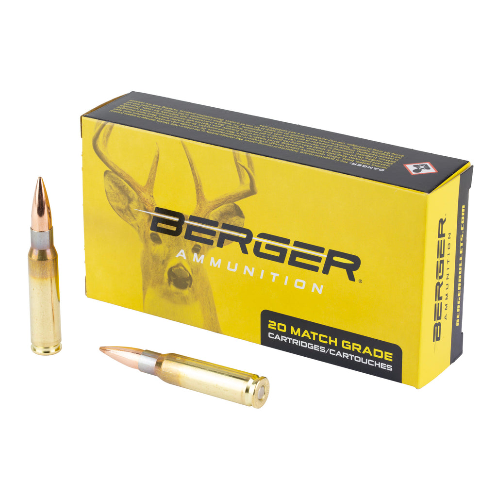 Berger Bullets Classic Hunter .30 Caliber 168 Grain Boat Tail Rifle Bullets