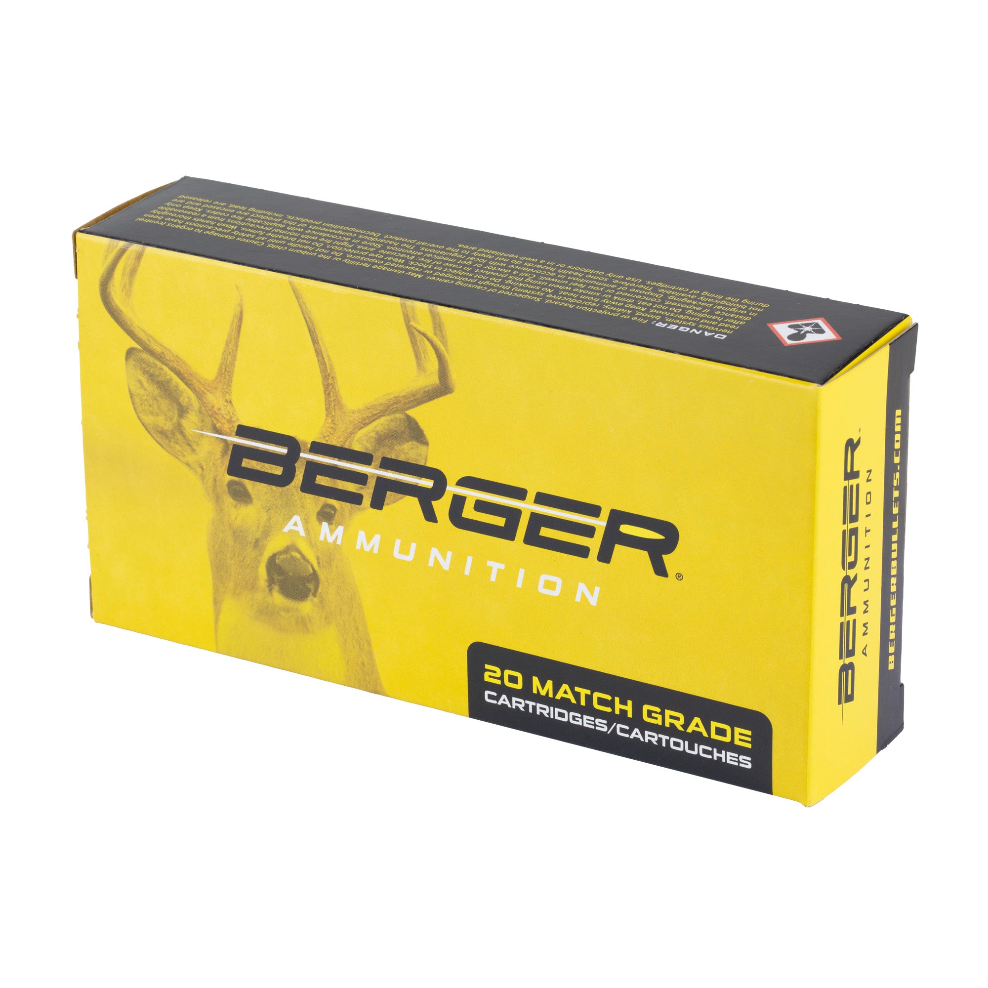 Berger Bullets Classic Hunter .30 Caliber 168 Grain Boat Tail Rifle Bullets