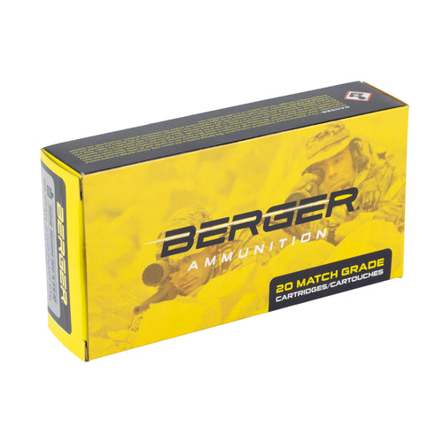 Berger Bullets Juggernaut .30 Caliber 185 Grain Open Tip Match Rifle Bullets (20 Pack)