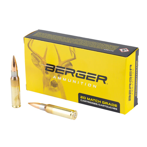 Berger Bullets Classic Hunter, .308 Winchester, 185 Grain, Boat Tail, 20 Round Box