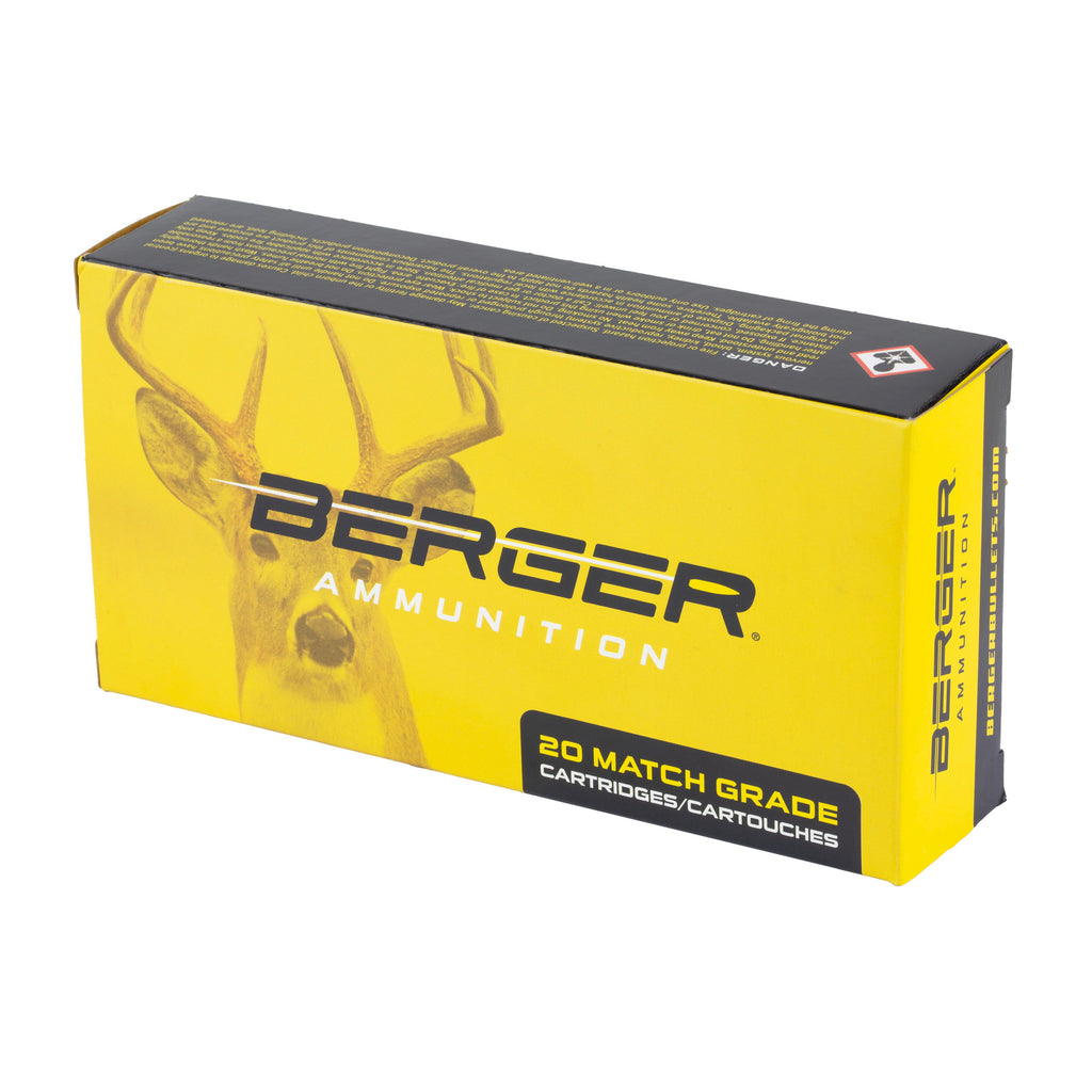 Berger Bullets Classic Hunter .30 Caliber 185 Grain Boat Tail Rifle Bullets (20 Rounds per Box)