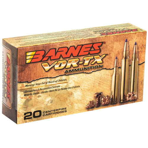 Barnes VOR-TX Tipped Triple Shock X 6.5 Creedmoor 120-Grain Ammunition (20 Rounds)