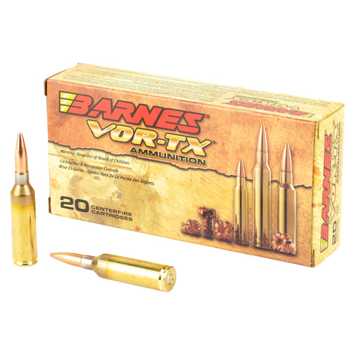Barnes Vor-Tx, 6.5 Prc, 130 Grain, Tsx Boat Tail, 20 Round Box