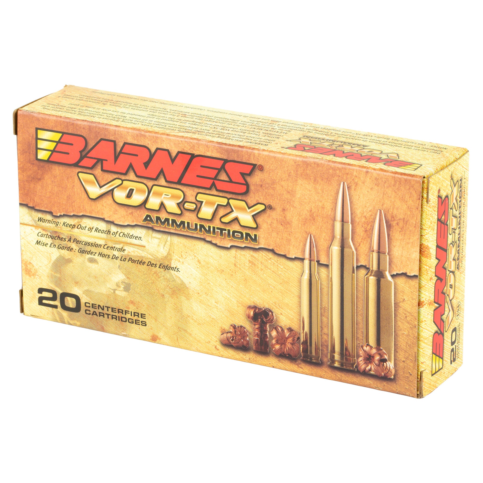 Barnes VOR-TX 6.5 PRC 130 Grain Triple Shock X Ammunition - 20 Rounds per Box