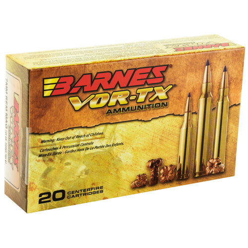 Barnes VOR-TX Tipped Triple Shock X 7mm Remington Magnum 140 Grain Ammunition