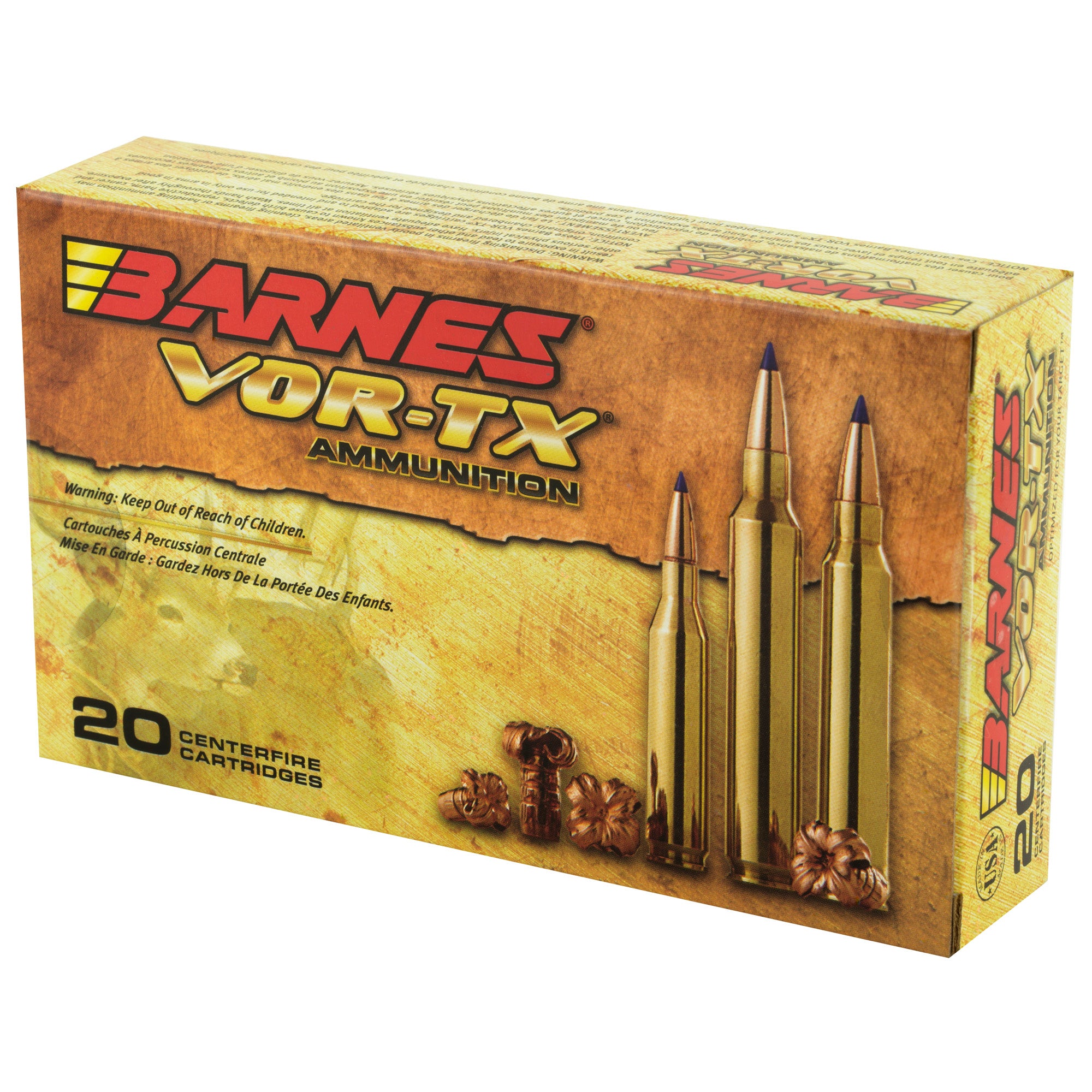 Barnes VOR-TX Tipped Triple Shock X 7mm Remington Magnum 140 Grain Ammunition