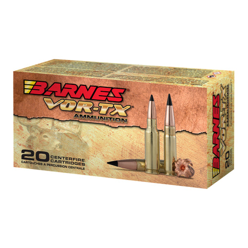 Barnes Vor-Tx, 6.5 Grendel, Tipped Triple Shock X, 115 Grain, 20 Round Bx