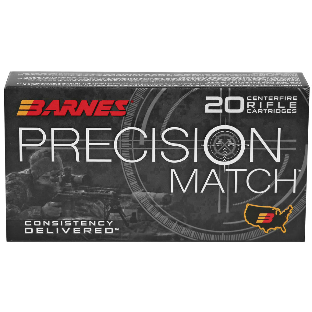 Barnes Precision Match 6.5 PRC 145 Grain Open Tip Match Ammunition