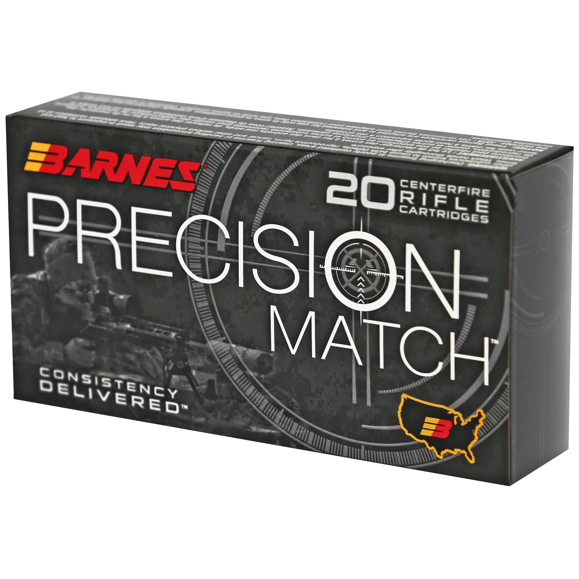 Barnes Precision Match 6.5 PRC 145 Grain Open Tip Match Ammunition