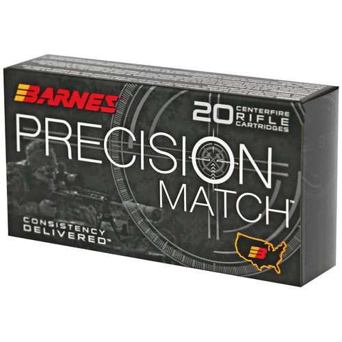 Barnes Precision Match 6.5 PRC 145 Grain Open Tip Match Ammunition