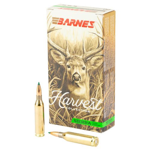 Barnes Harvest Collection, 243 Winchester, 90 Grain, Tipped Gameking, 20 Round Box