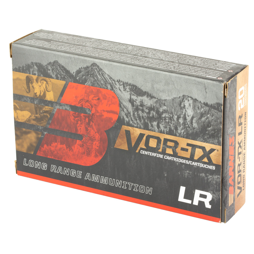 Barnes VOR-TX Long Range LRX .280 Ackley Improved 152-Grain Ammunition - 20 Rounds