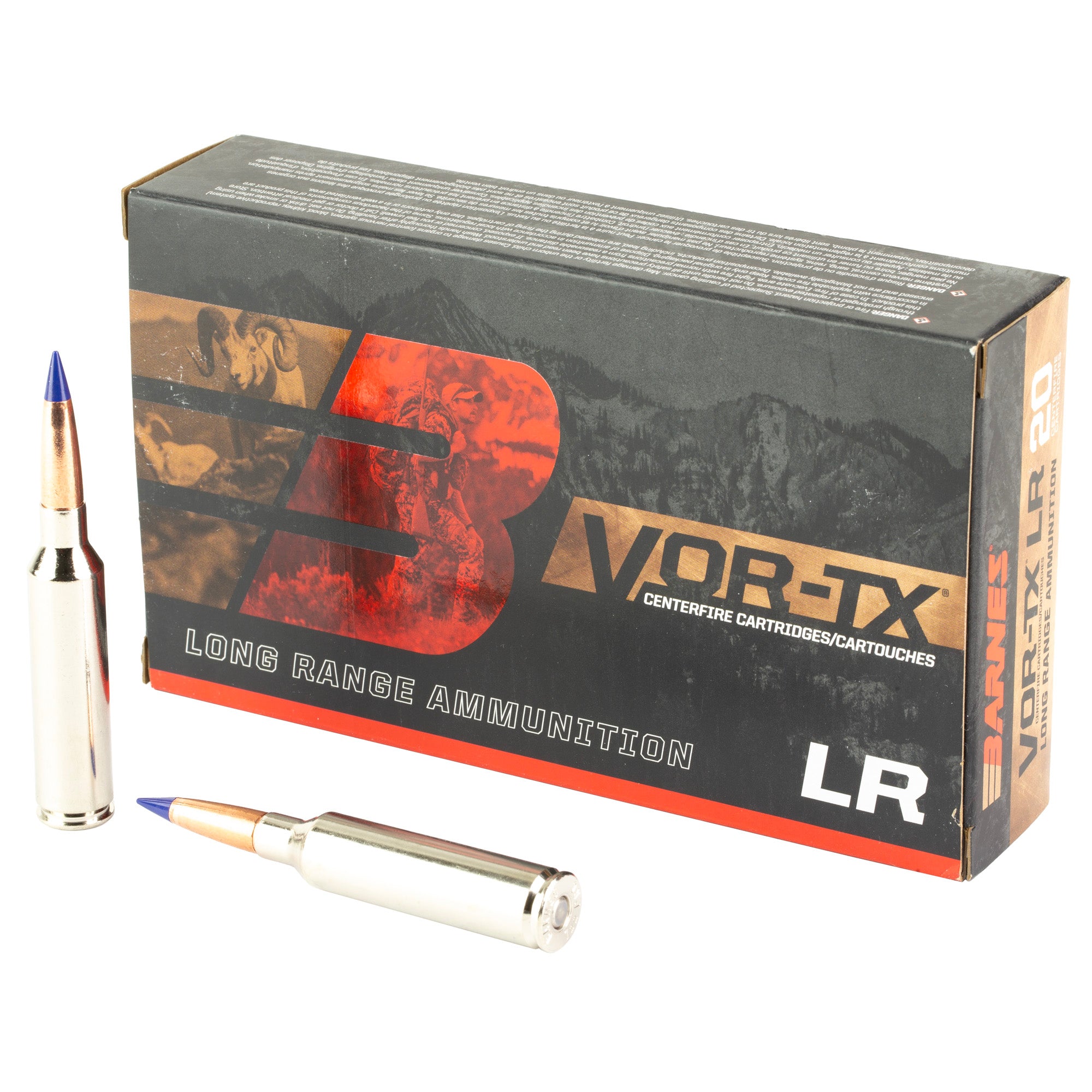 Barnes VOR-TX Long Range 7mm PRC 160-Grain LRX Ammunition - 20 Rounds per Box