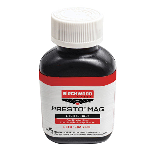 Birchwood Casey Presto Mag Gun Blue Liquid - 3 oz for Rifle and Pistol Finishing