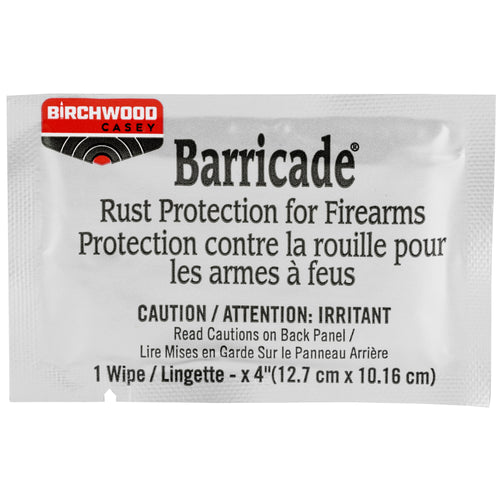 Birchwood Casey Barricade Rust Protection Wipes - 25 Pack for Gun and Equipment Care