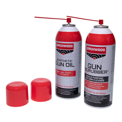Birchwood Casey Gun Scrubber & Gun Oil Value Pack - 10oz Aerosol Can