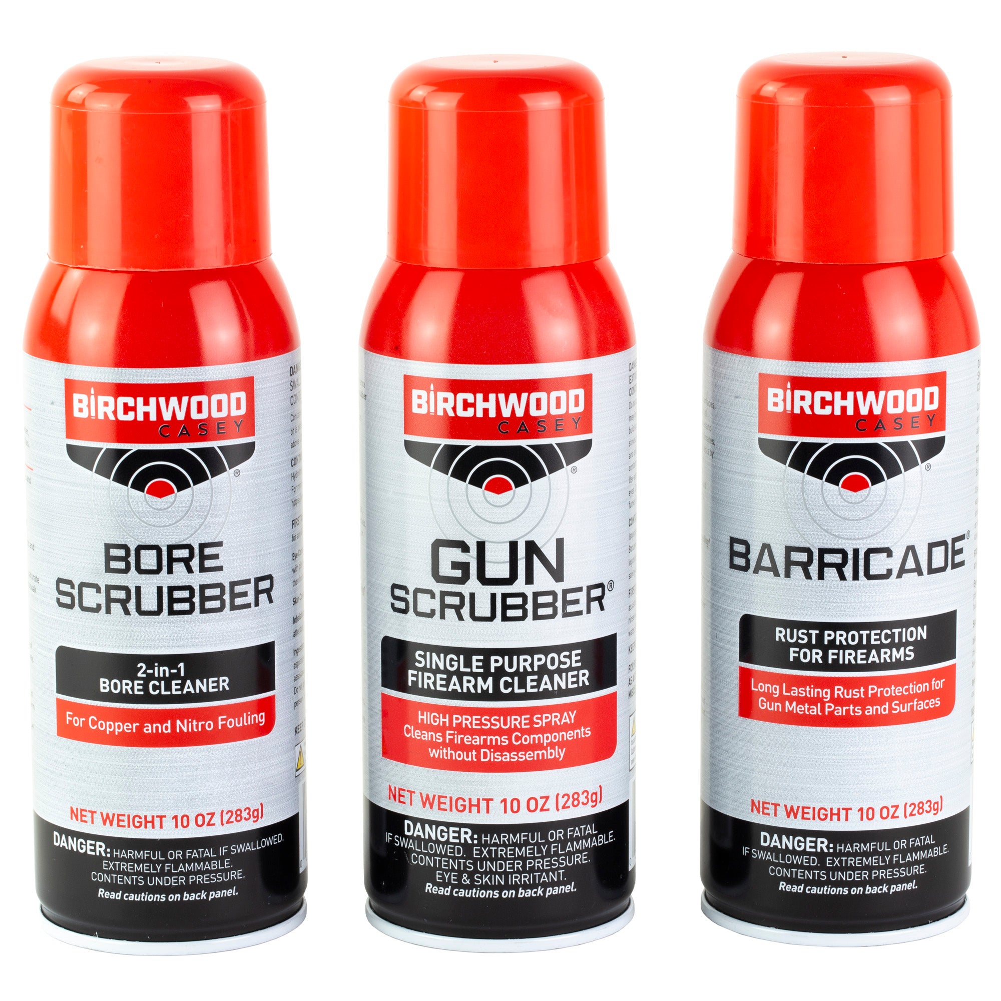 Birchwood Casey 1-2-3 Aerosol Value Pack - 10 oz Aerosol Can for Gun Cleaning and Maintenance