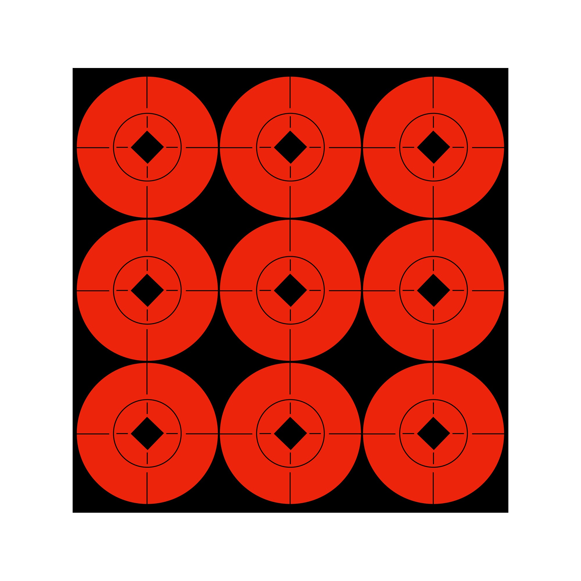 Birchwood Casey TS2 B/C Target Spots – 2 Inch Diameter, Pack of 90