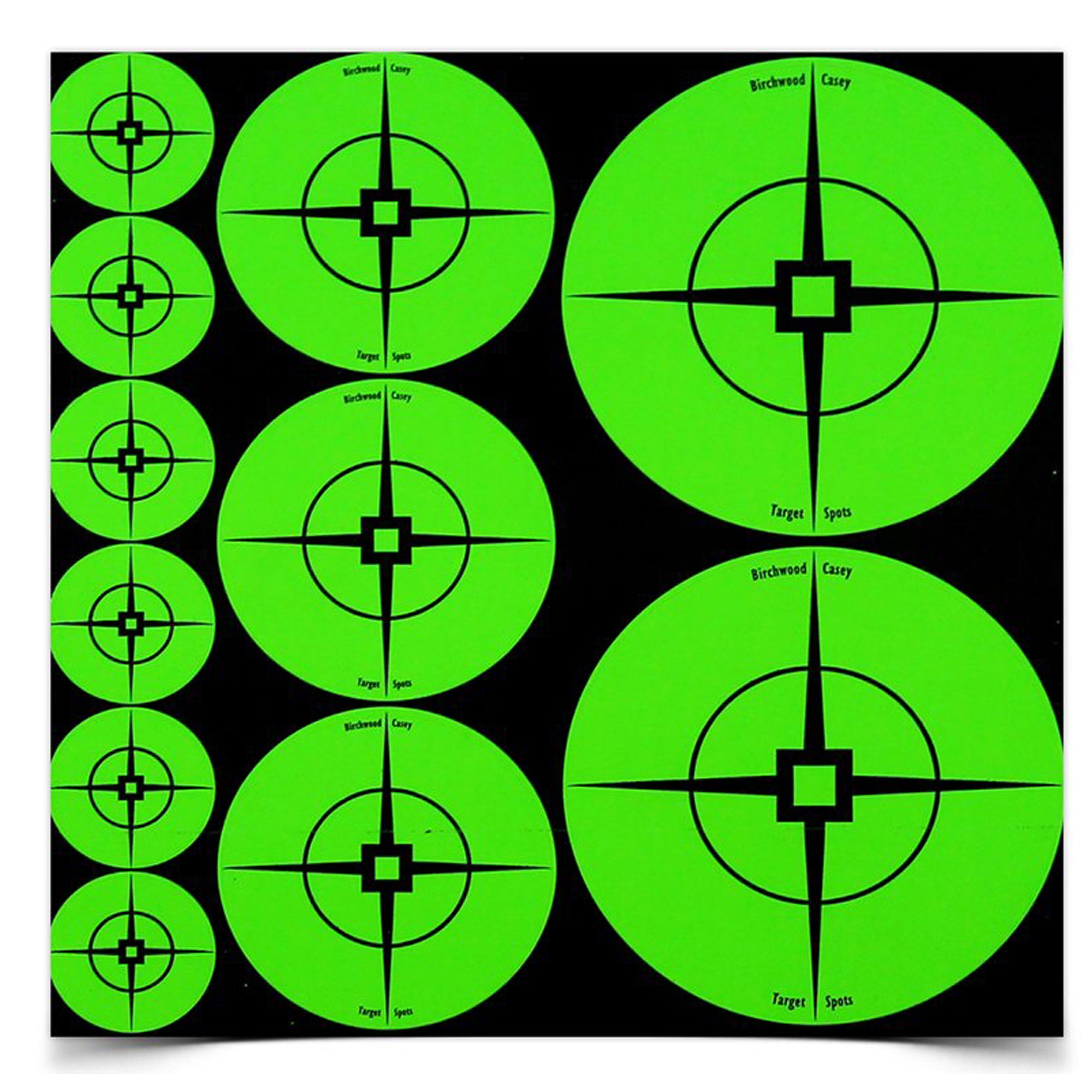 Birchwood Casey B/C Target Spots Green Assortment – Precision Shooting Targets