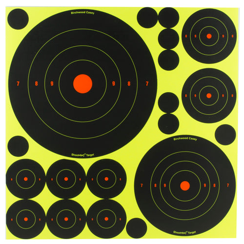 Birchwood Casey Shoot-N-C Variety Pack Targets – Multiple Sizes for Shooting Practice and Range Use
