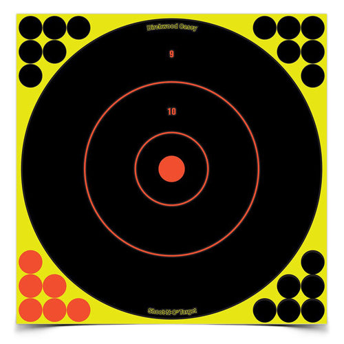 Birchwood Casey SRC-5 12-Inch Round Bullseye Targets (12-Pack)