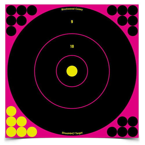 Birchwood Casey Shoot-N-C 12-Inch Round Bullseye Targets - Pack of 5