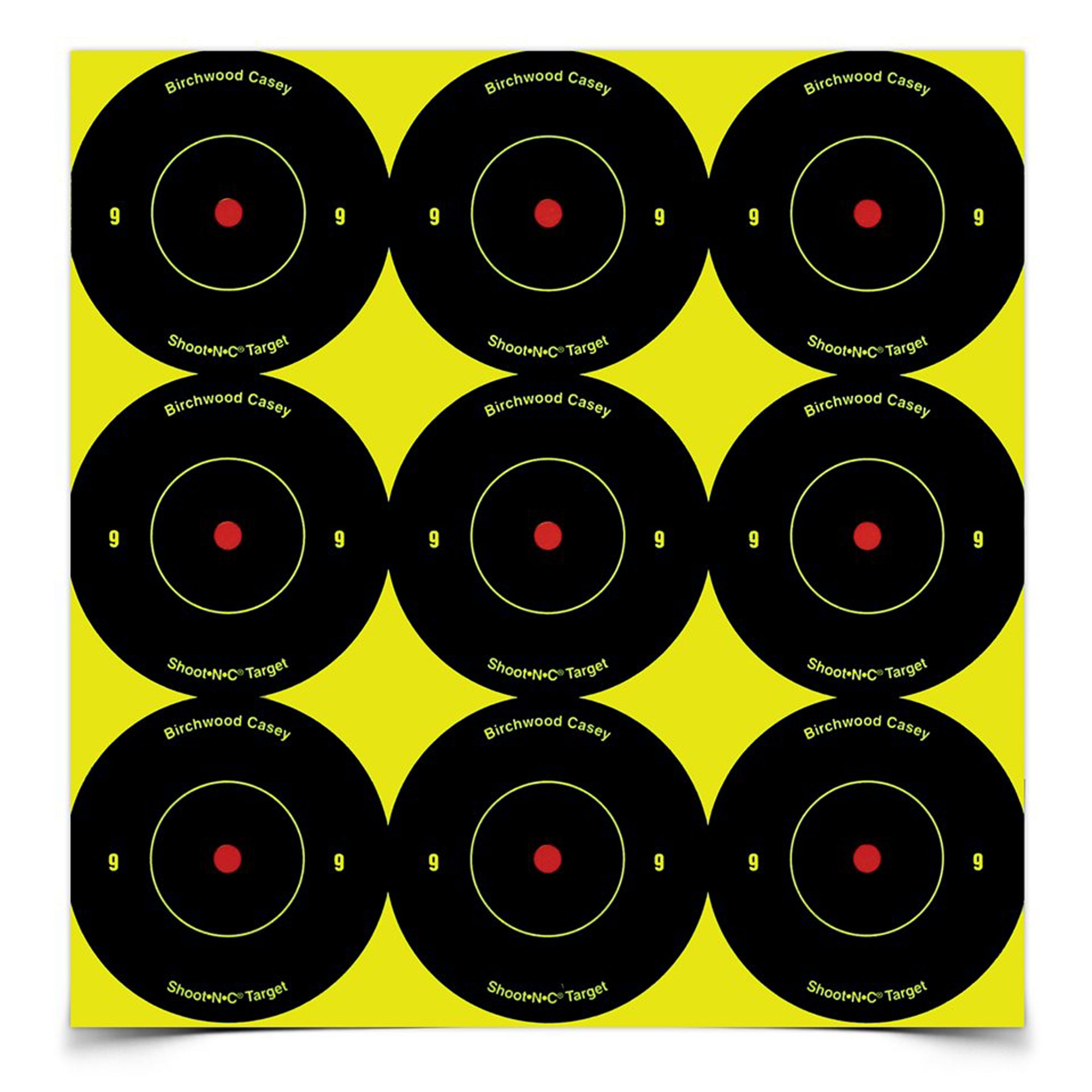 Birchwood Casey AR5-12 B/C Shoot-N-C Round Bullseye Targets, Pack of 108