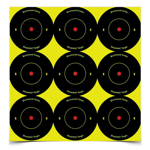 Birchwood Casey AR5-12 B/C Shoot-N-C Round Bullseye Targets, Pack of 108