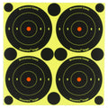 Birchwood Casey B3-90 3-Round Round Bullseye Targets - 240 Count for Shooting Practice and Competition