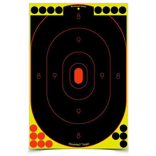 Birchwood Casey Shoot-N-C Silhouette Targets - 12x18 Inches, Pack of 5