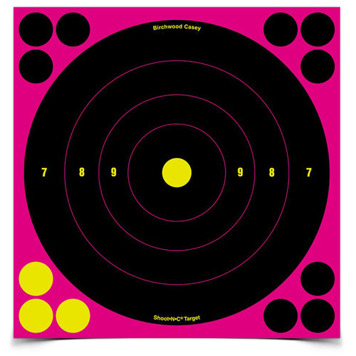 Birchwood Casey Shoot-N-C 8-Inch Bullseye Targets - Pack of 6