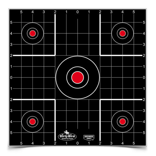 Birchwood Casey Dirty Bird Sight-In Targets, 12-inch - 12 Pack