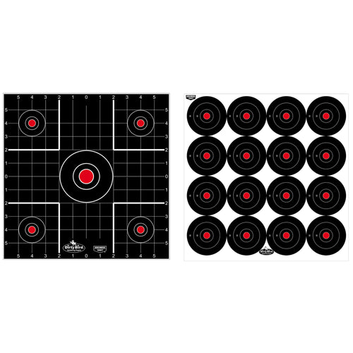 Birchwood Casey Dirty Bird Combo Targets - 12 Pack for Practice and Range Shooting