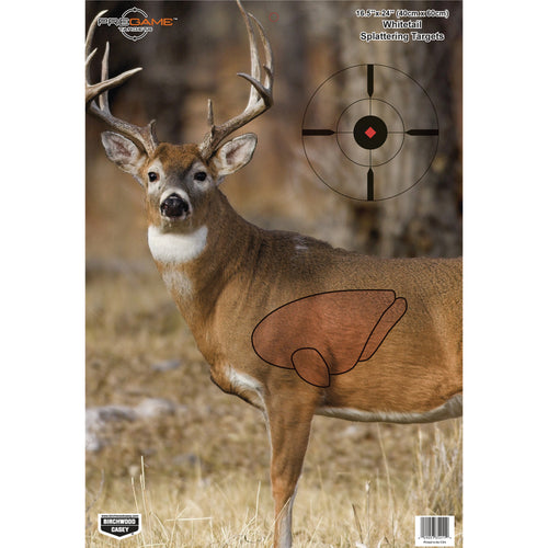 Birchwood Casey Pregame Deer Target - 16.5 x 24 Inches, Pack of 3