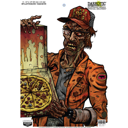 Birchwood Casey Darkotic/Zombie 12x18 Inch Shooting Targets - Pack of 8