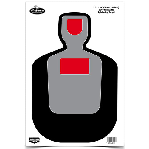 Birchwood Casey B/C Dirty Bird BC19 Shoot & Leave Target - 12x18 Inches, Pack of 8