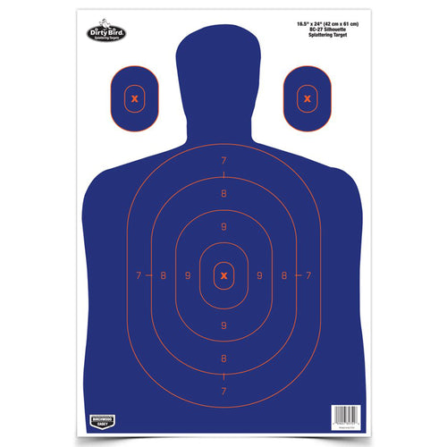 Birchwood Casey Dirty Bird Silhouette Targets – 16.5 x 24 Inches, Pack of 3