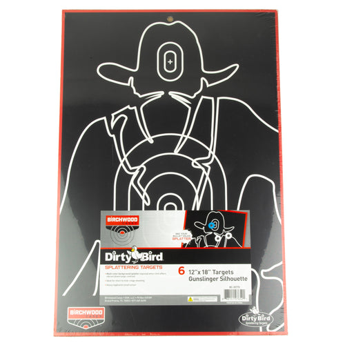 Birchwood Casey Dirty Bird 12x18 Shooting Targets – Pack of 6